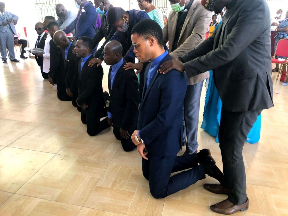 Ordained by the laying on of hands