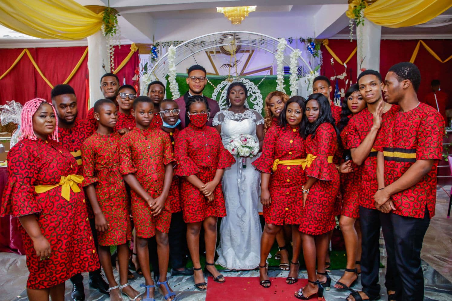 Posing with the Voice of Grace Choir